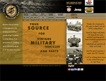 Tablet Screenshot of northwestmilitaryvehicles.com